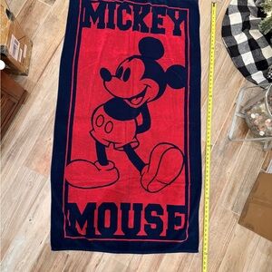 Mickey Mouse Red and Blue Towel